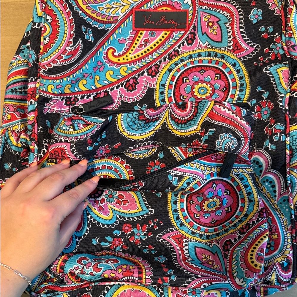 Vera Bradley Multicolor Paisley Backpack - Picture 2 of 7